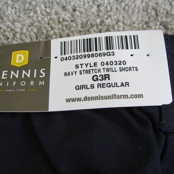 NWT Dennis Uniform navy girl uniform shorts - Picture 6 of 7